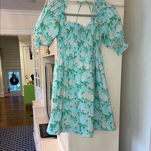 Floral Puff Sleeve Dress